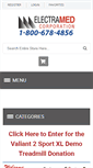 Mobile Screenshot of electramed.com